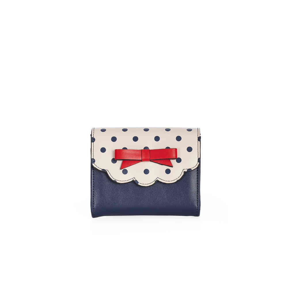 Banned - Poppy Polka Dames portemonnee - Wit